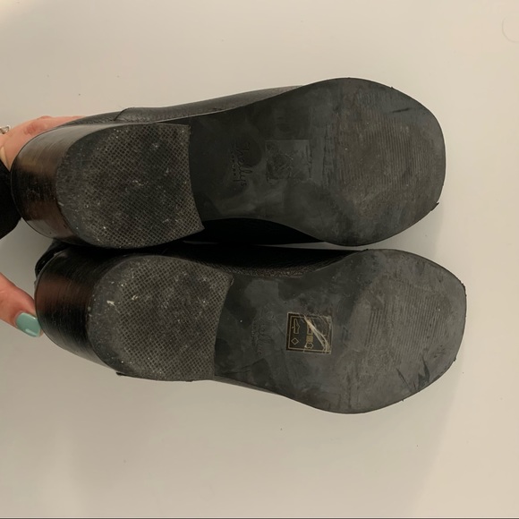 Jeffrey Campbell cut out leather booties with buckle - Picture 9 of 9